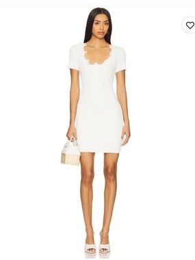 Generation Love Vallea Ribbed Short Sleeve Mini Dress with Floral